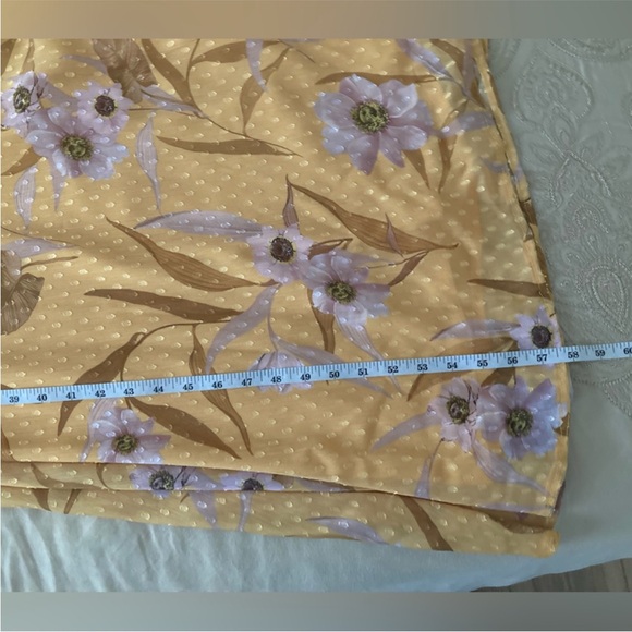 Ted Baker Mustard Floral Maxi dress Size 3 - Picture 9 of 9